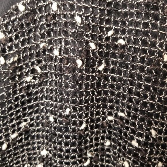 Nina Leonard Black Netted Button Embellished Shift Dress - Picture 5 of 5